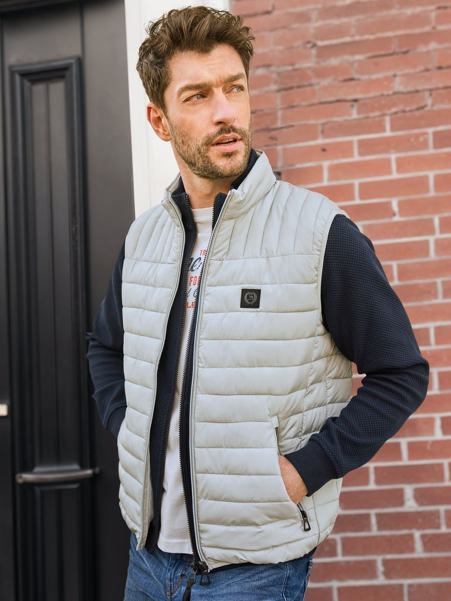 Gesteppte Outdoor-Weste leicht gefüttert