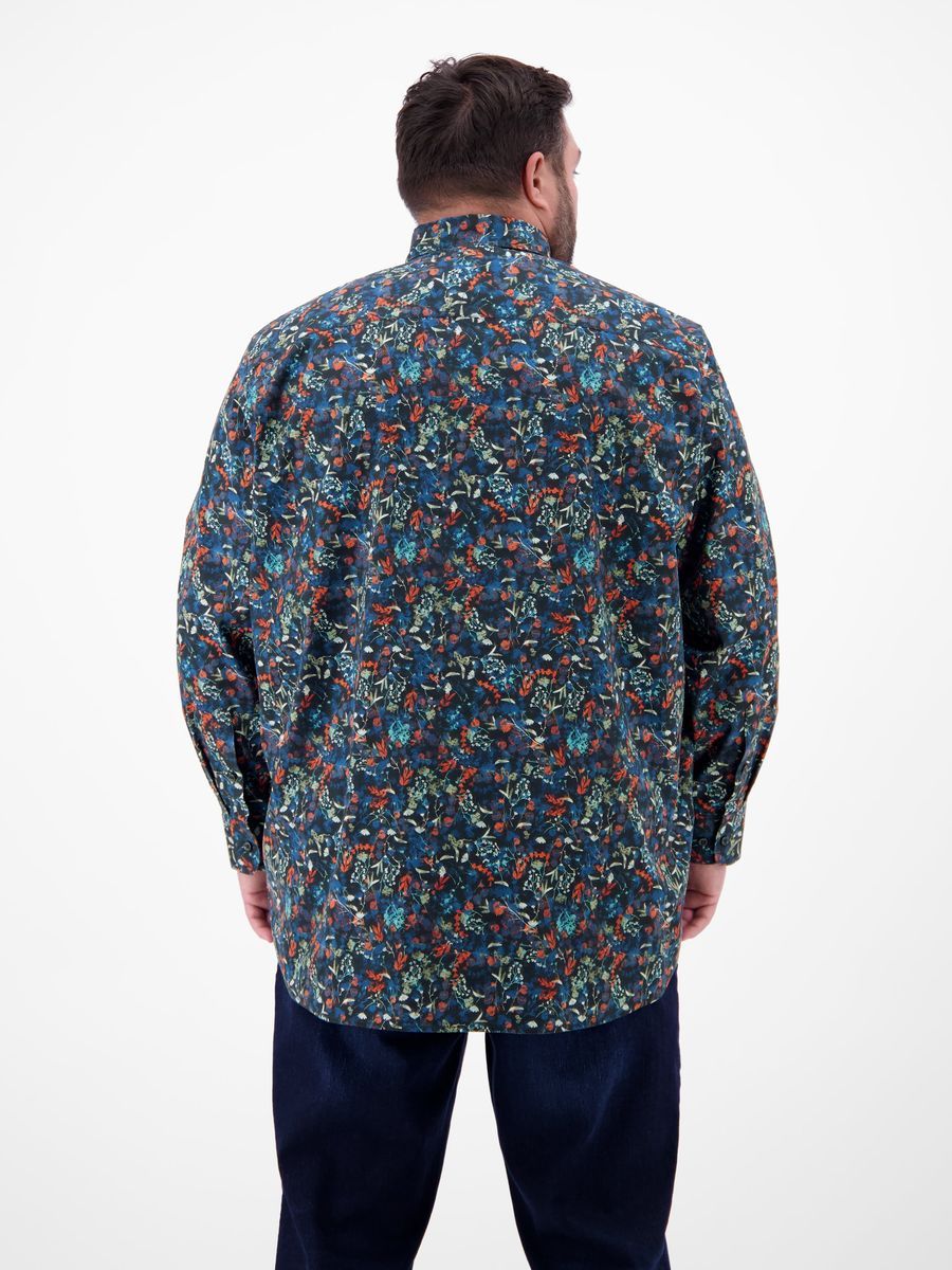 Langarmhemd mit Blumenmuster
