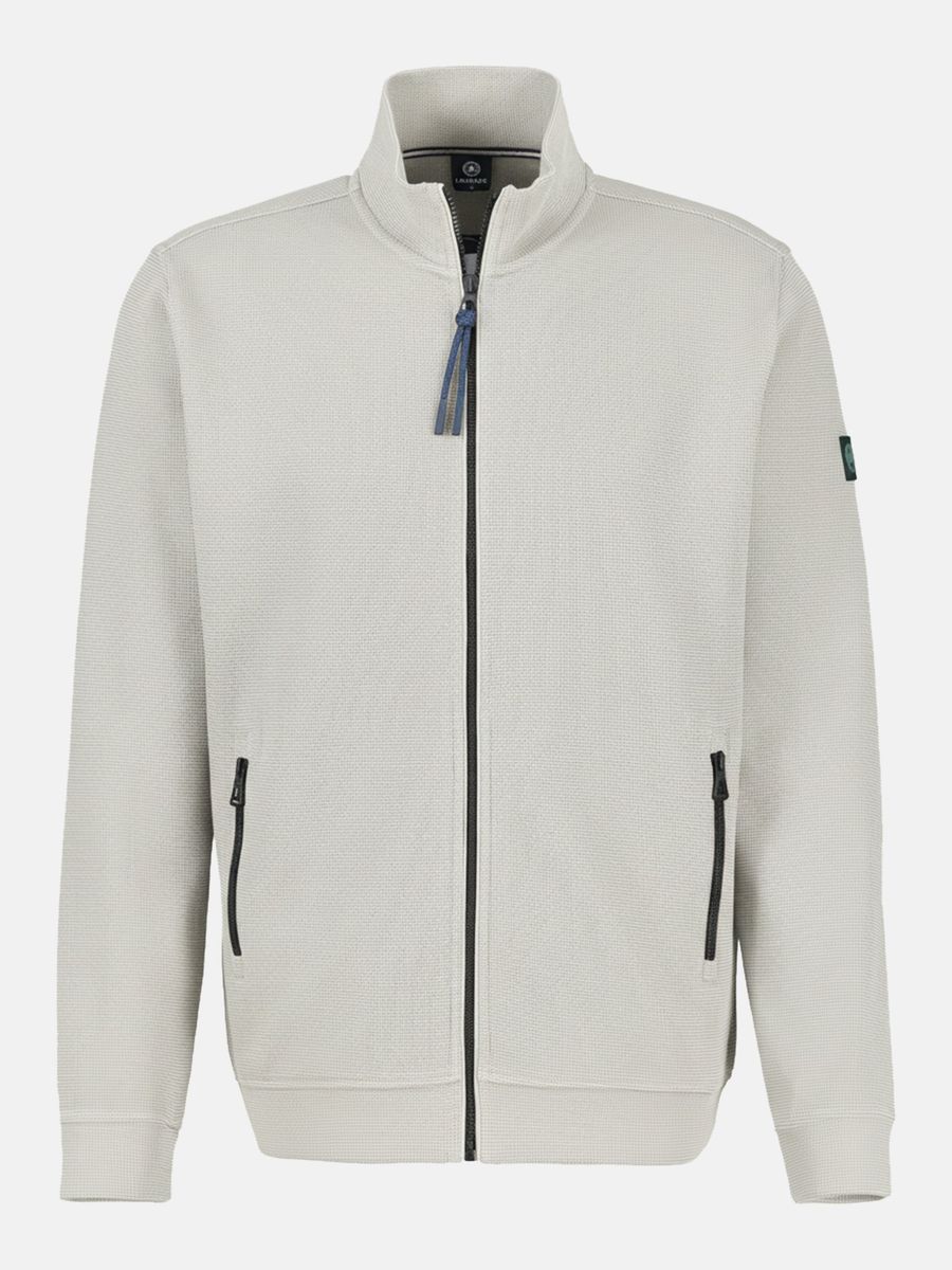 Jacke mit Reißverschluss aus Baumwollmischgewebe