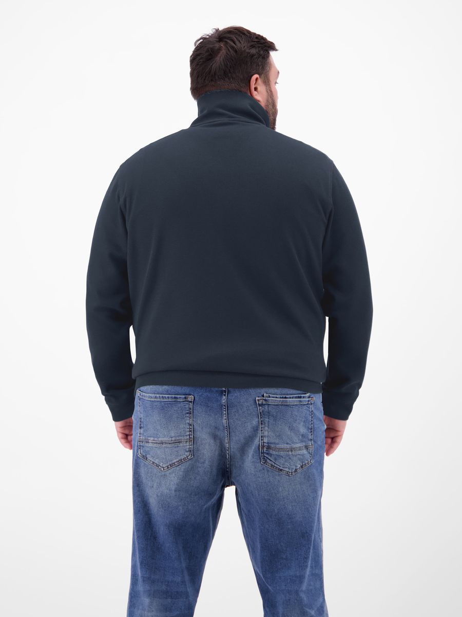 Jacke mit Reißverschluss aus Baumwollmischgewebe