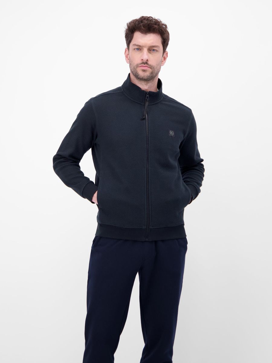 Flexible Baumwollmischung Jacke mit Reißverschluss