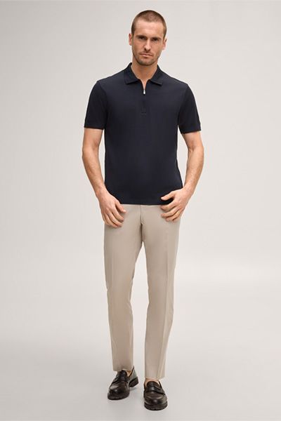Santios Beige Baumwollmischung Hose Klassische Passform Business Casual