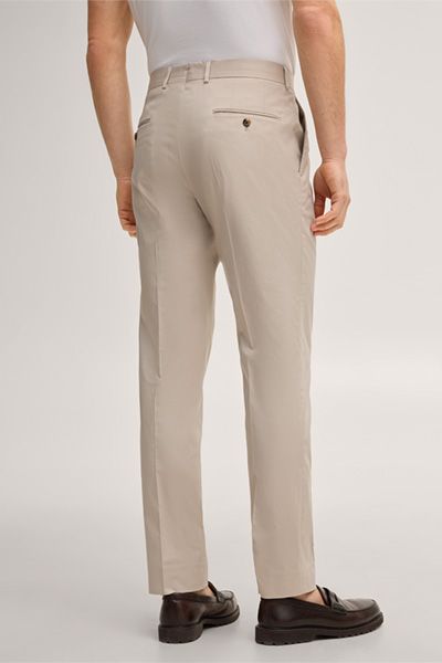 Santios Beige Baumwollmischung Hose Klassische Passform Business Casual