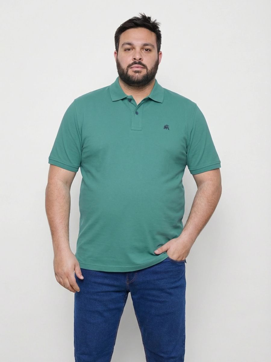 Klassisches Piqué Baumwoll Poloshirt