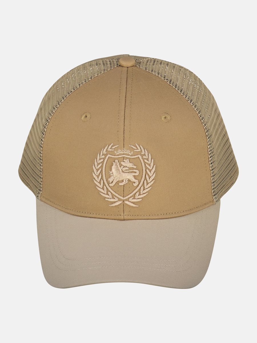 Zweifarbige Trucker Cap mit Mesh-Einsatz