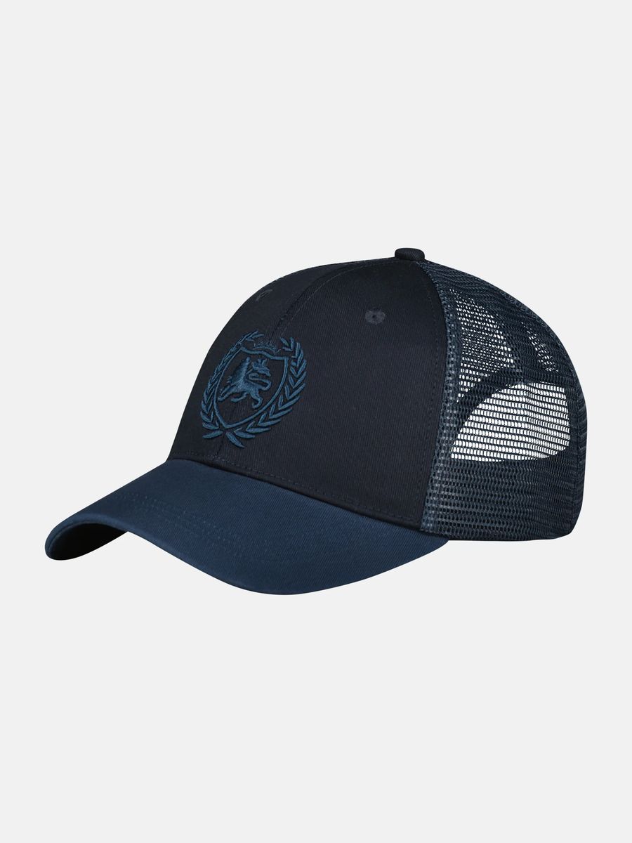 Zweifarbige Trucker Cap mit Mesh-Einsatz