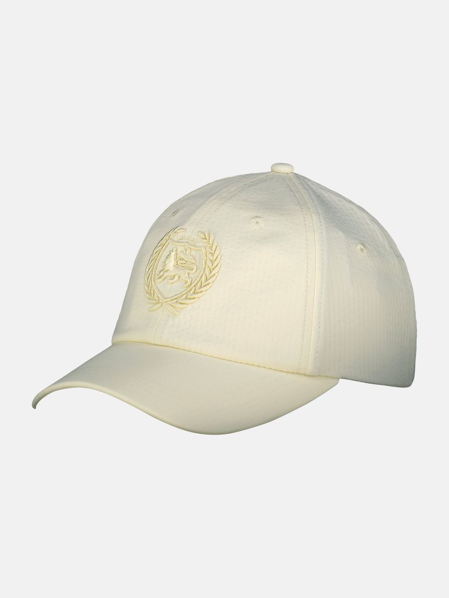 Seersucker Baseball Cap mit Logo