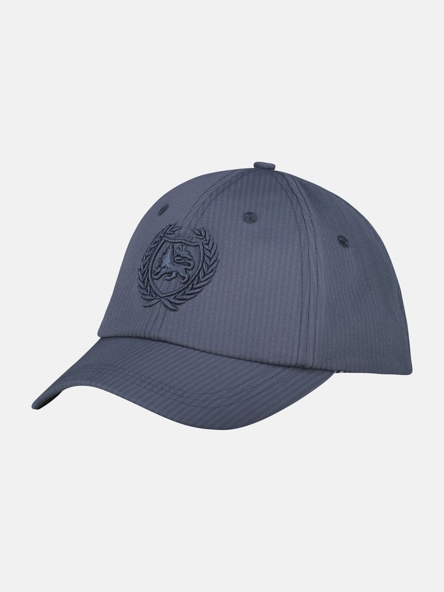 Seersucker Baseball Cap mit Logo