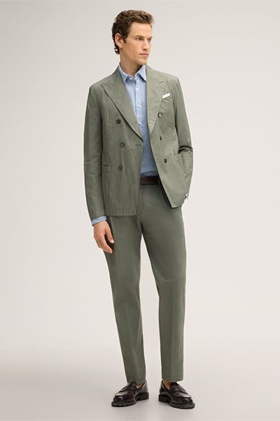 Tom Tailor Leinenhemd Lapo Blau Langarm Casual