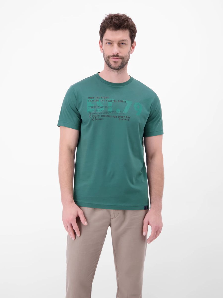 Lässiges Baumwoll-T-Shirt mit Grafikprint