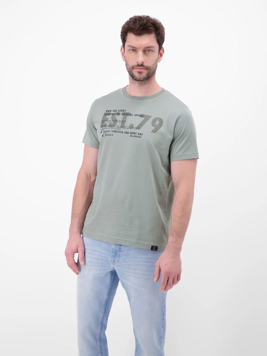 Lässiges Baumwoll-T-Shirt mit Grafikprint