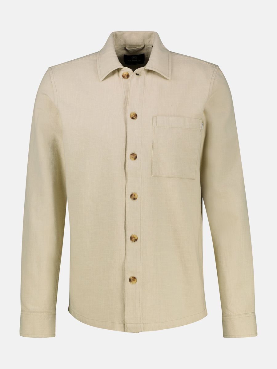 Klassisches Baumwoll-Twill Overshirt