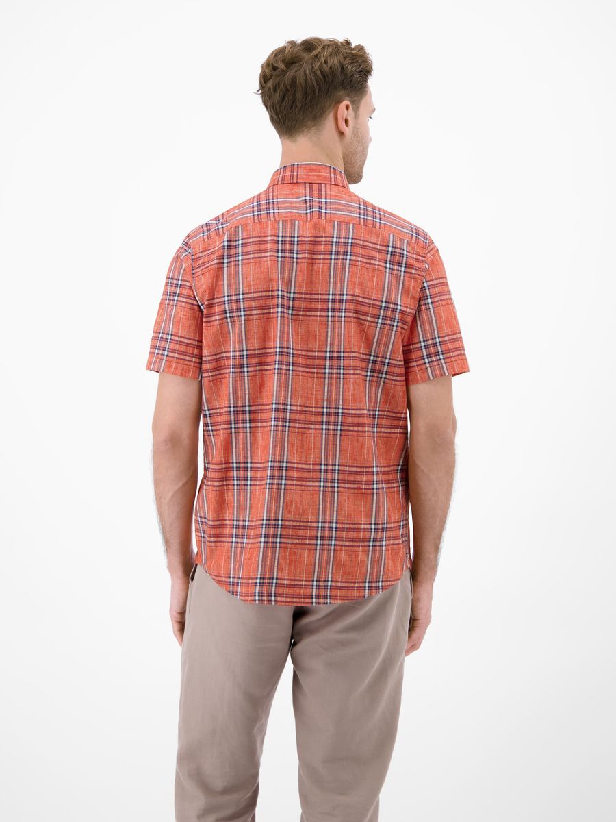 Lässiges Kurzarmhemd mit Karomuster