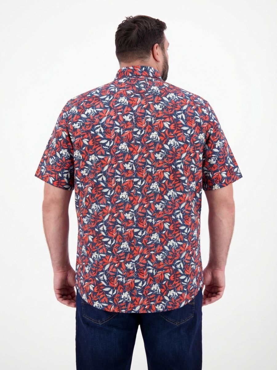 Kurzarmhemd mit Blumendruck