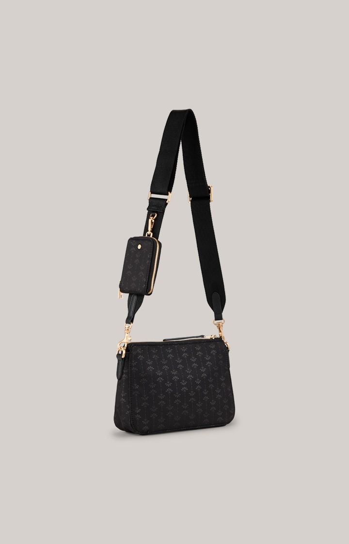 JOOP! Collana Tessuto Jasmina Schultertasche mit Beutel Schwarz