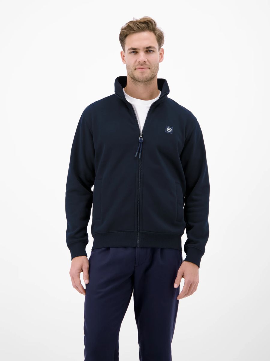 Bequeme Sweatjacke mit Reißverschluss