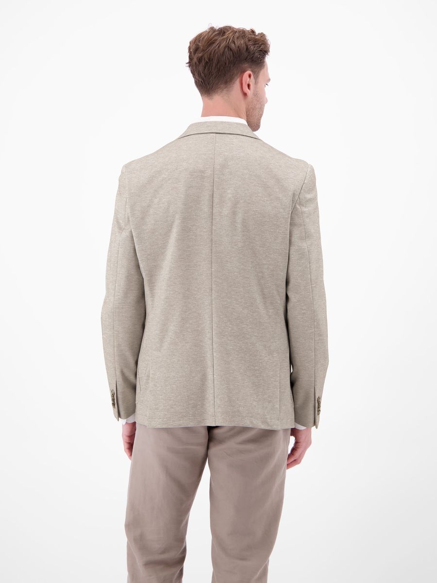 Jersey-Blazer in Strickoptik, taillierte Passform