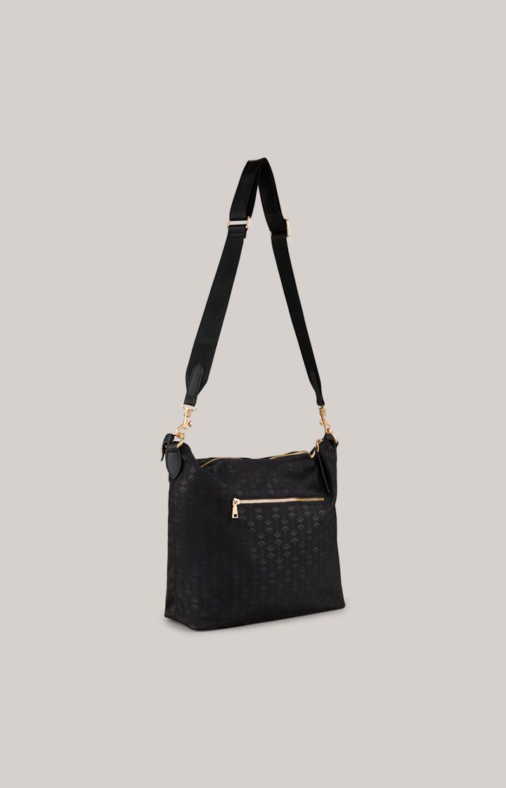 JOOP! Collana Tessuto Alara Schwarze Hobo-Tasche mit Logo
