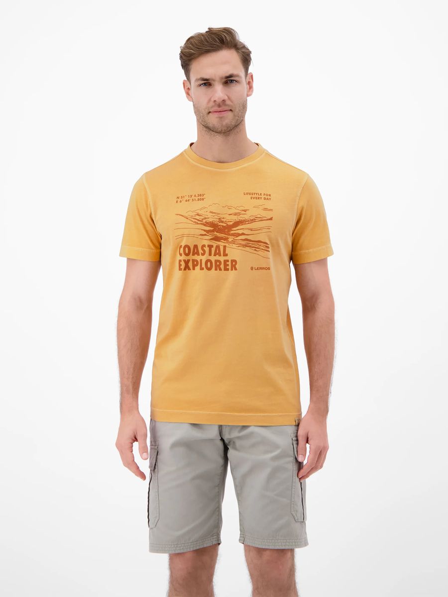 T-Shirt mit Küsten-Explorer-Grafikprint