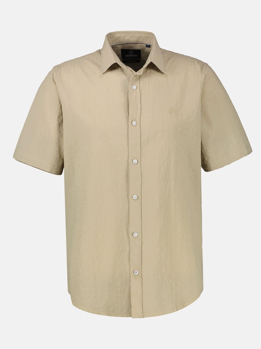 Kurzarm Freizeithemd mit Textur