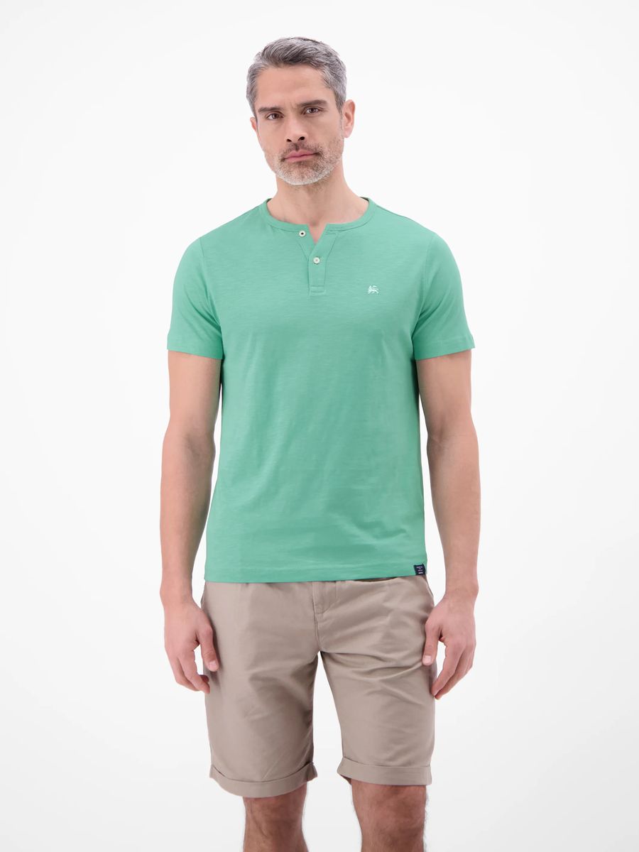 Lässiges Henley-Shirt aus Baumwolle