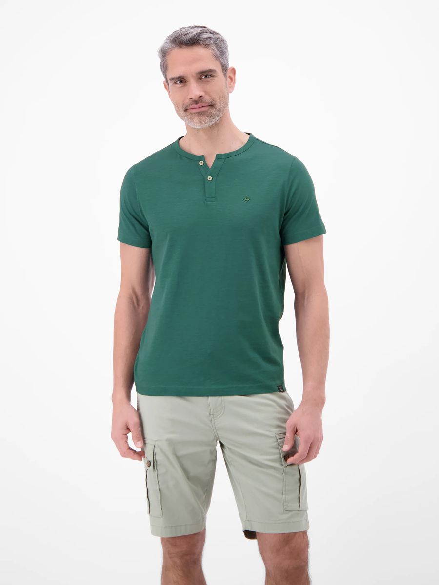 Lässiges Henley-Shirt aus Baumwolle