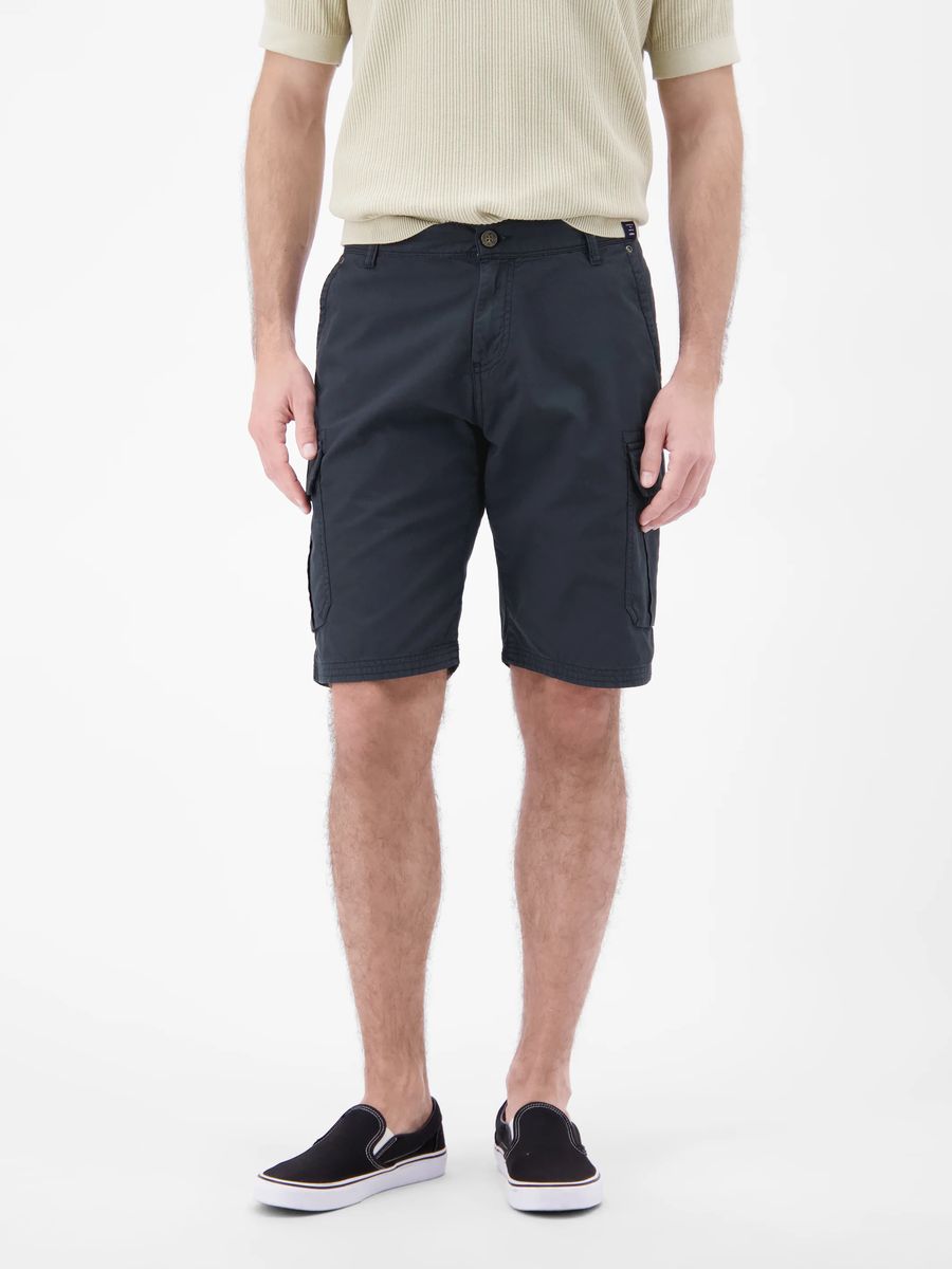 Klassische Cargo Bermuda Shorts Baumwoll-Twill