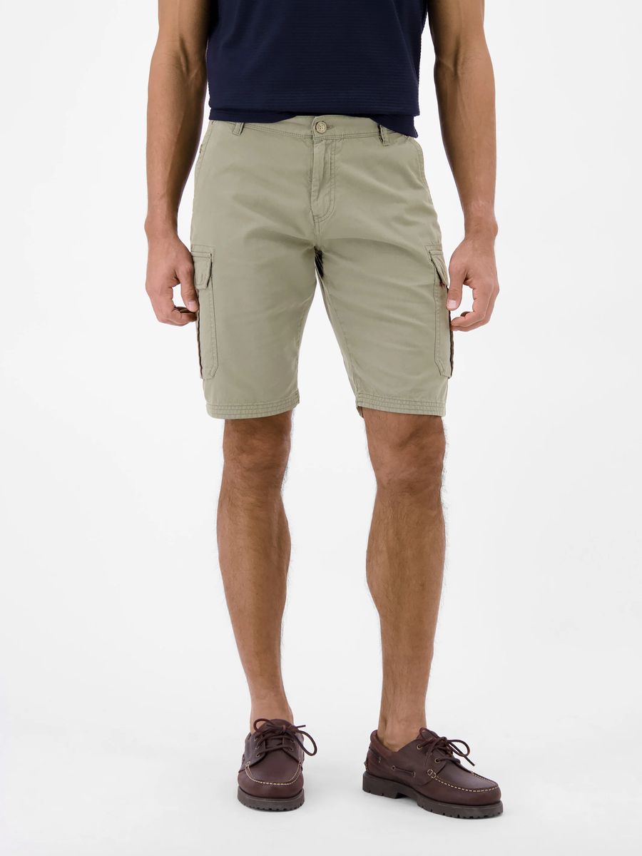 Klassische Cargo Bermuda Shorts Baumwoll-Twill