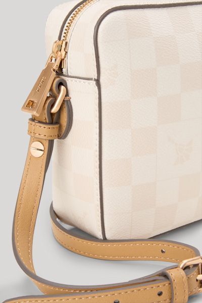 Joop! Cortina Piazza Cloe Umhängetasche Ecru Schachbrettmuster
