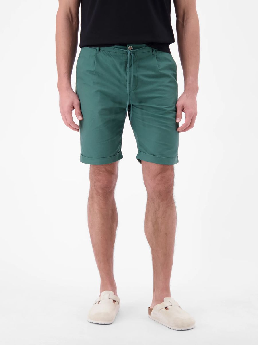 Chino-Shorts aus Baumwoll-Leinen-Mischgewebe