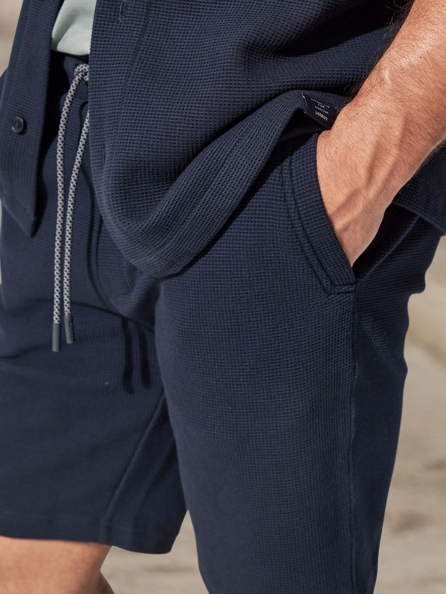 Bequeme Jersey-Strickshorts mit lockerer Passform