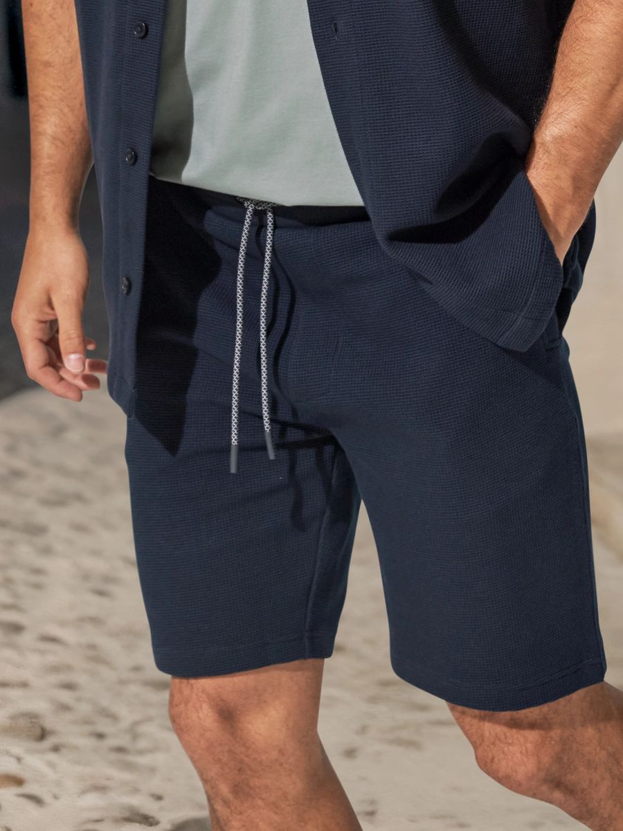 Bequeme Jersey-Strickshorts mit lockerer Passform