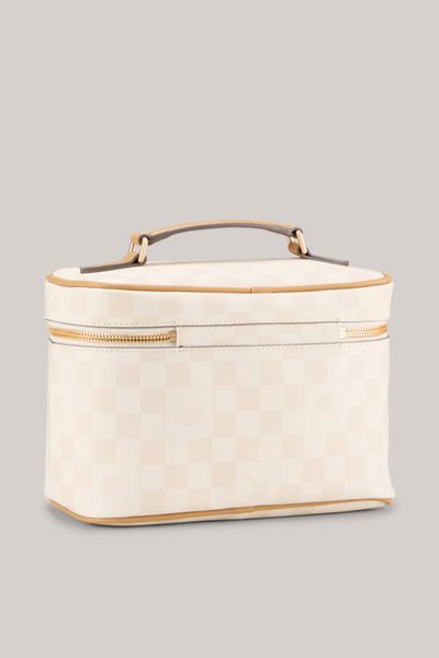 JOOP! Cortina Piazza Flora Ecru Beauty-Case mit Griff
