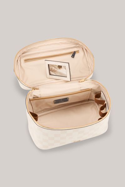 JOOP! Cortina Piazza Flora Ecru Beauty-Case mit Griff