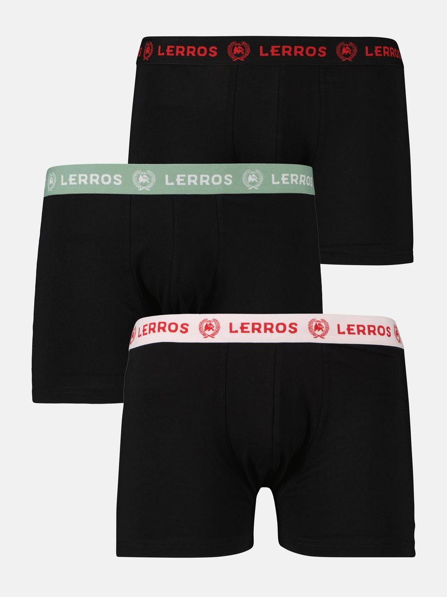 Herren Schwarze Trunk Boxershorts Set