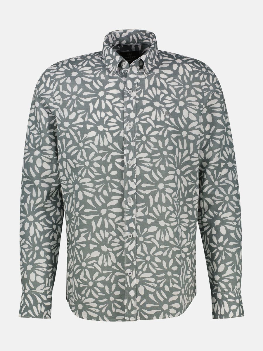 Langärmliges Hemd mit Blumendruck