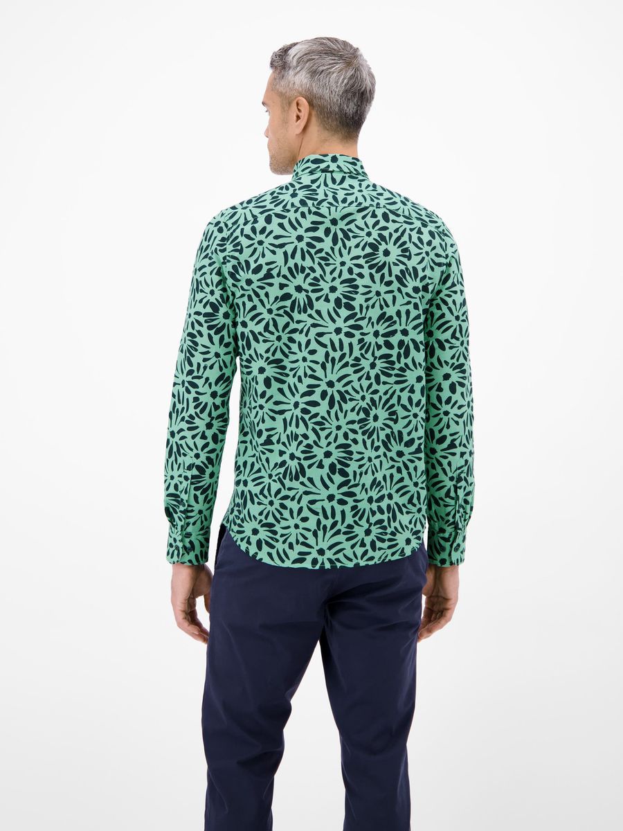 Langärmliges Hemd mit Blumendruck