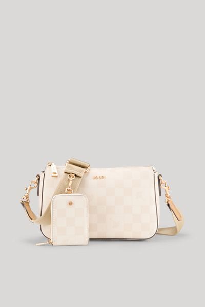 Joop! Cortina Piazza Jasmina Ecru Schultertasche mit Pochette