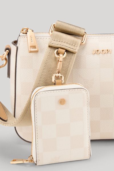 Joop! Cortina Piazza Jasmina Ecru Schultertasche mit Pochette