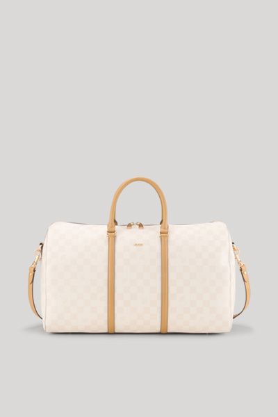 JOOP! Weekender Cortina Piazza Aurora Ecru Reisetasche Schachbrettmuster