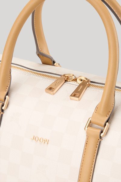 JOOP! Weekender Cortina Piazza Aurora Ecru Reisetasche Schachbrettmuster