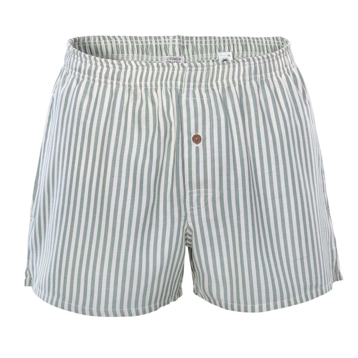 Gestreifte Bio-Baumwoll Boxer Shorts