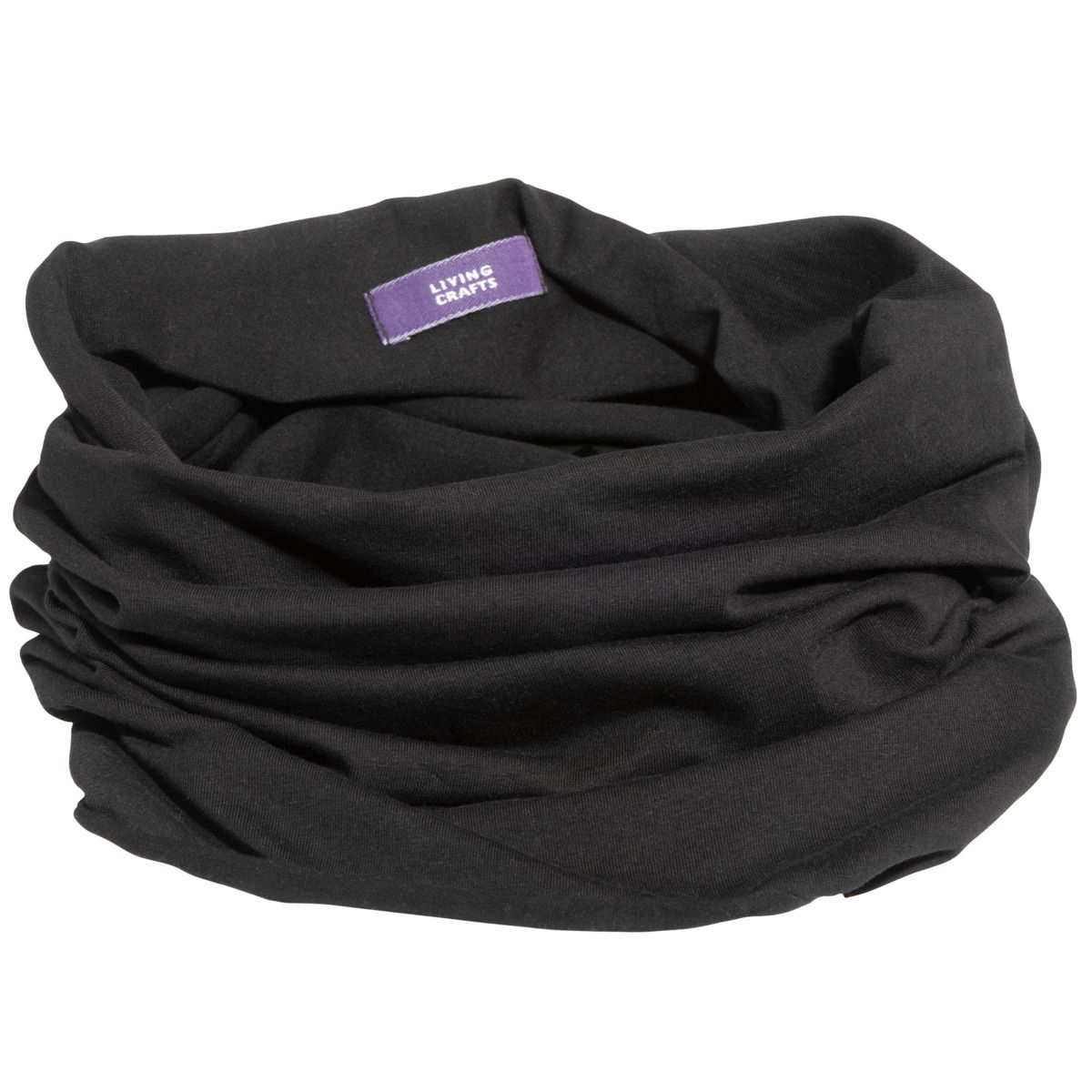 Vielseitiges schwarzes Multifunktions-Kopf- und Halstuch