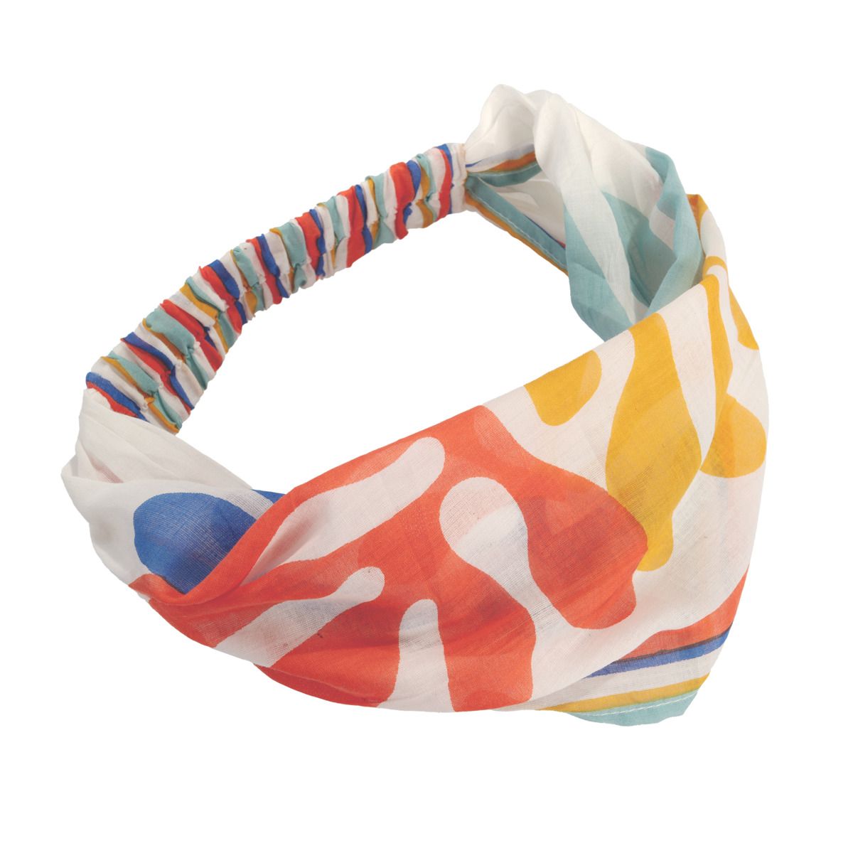 Gemustertes Haarband aus Bio-Baumwolle
