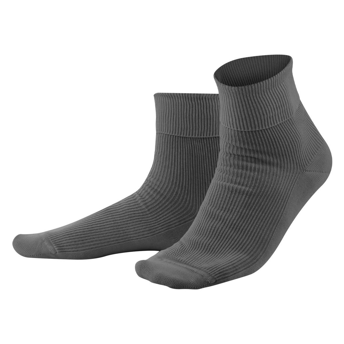 Gerippte Knöchelsocken aus Bio-Baumwolle