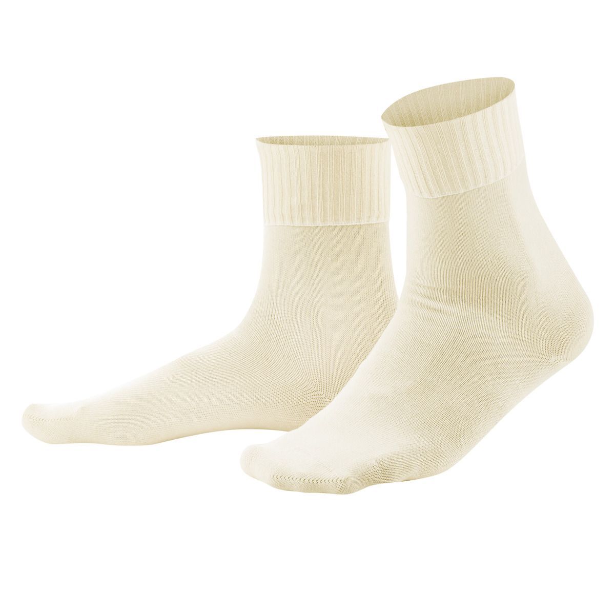 Bequeme Socken aus Bio-Baumwolle Beige