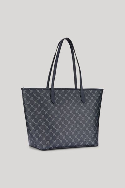 JOOP! Cortina Lara Midi-Shopper Tragetasche in Dunkelblau Monogramm