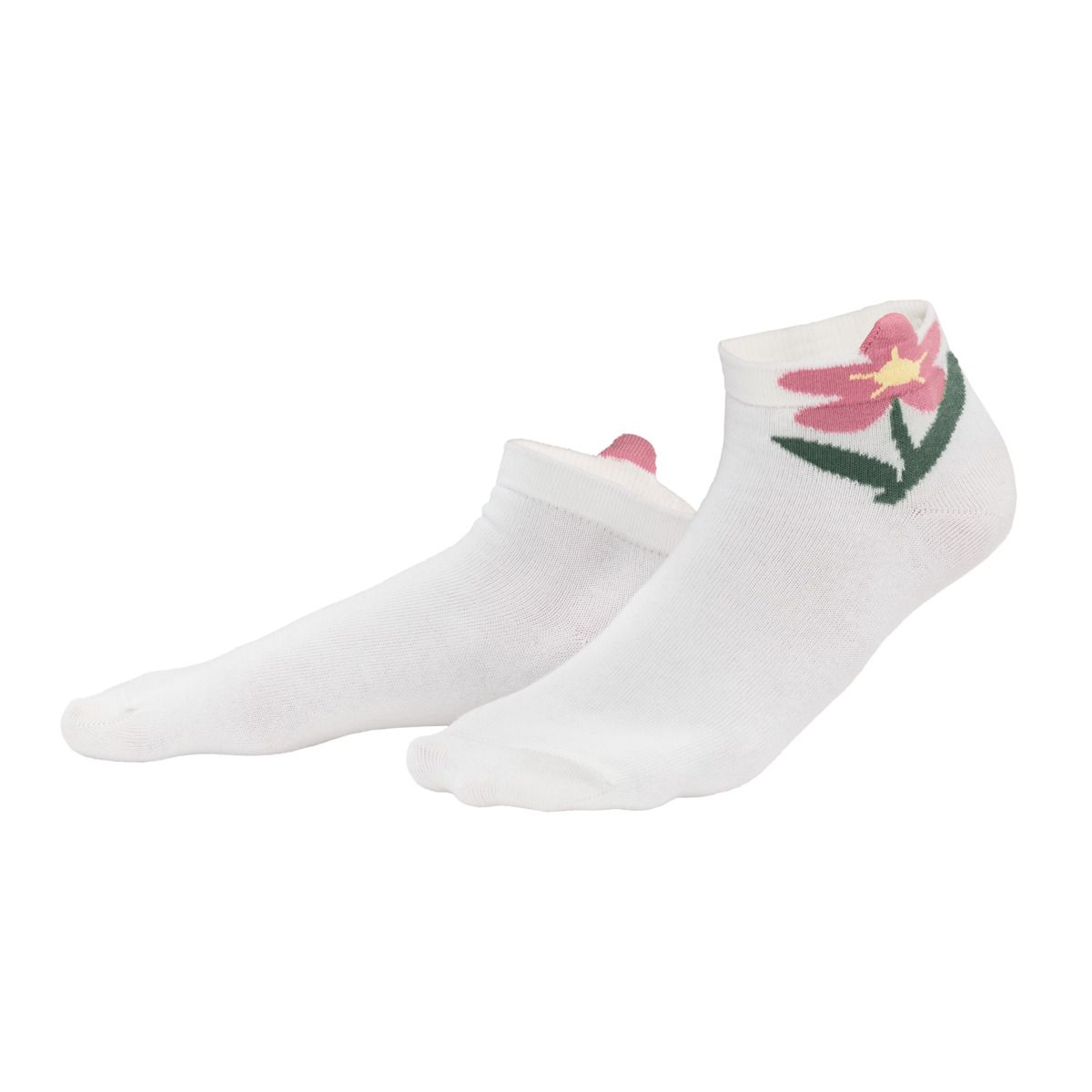 Bio-Baumwollsocken mit Blumenmuster