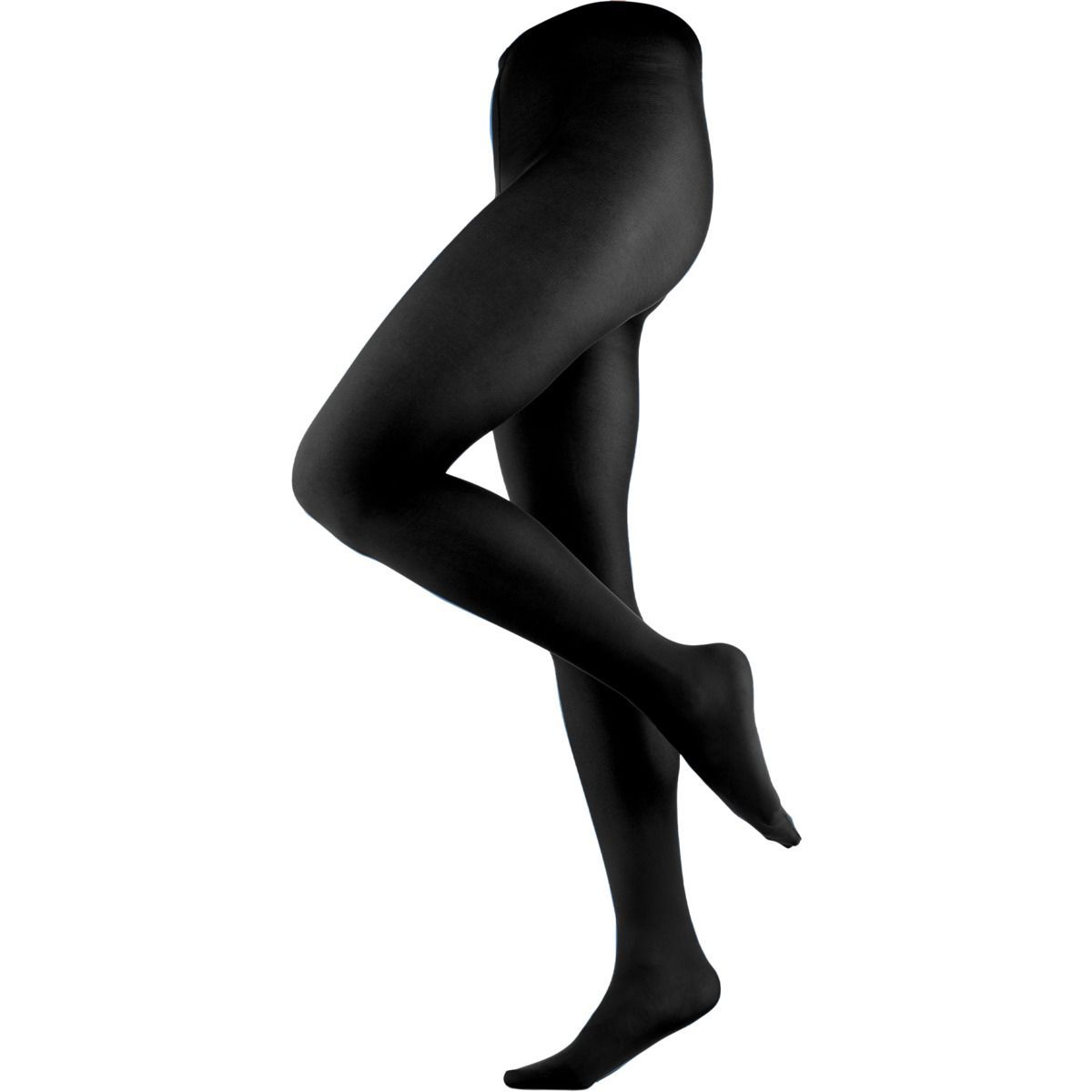 Klassische, blickdichte, schwarze Strumpfhose