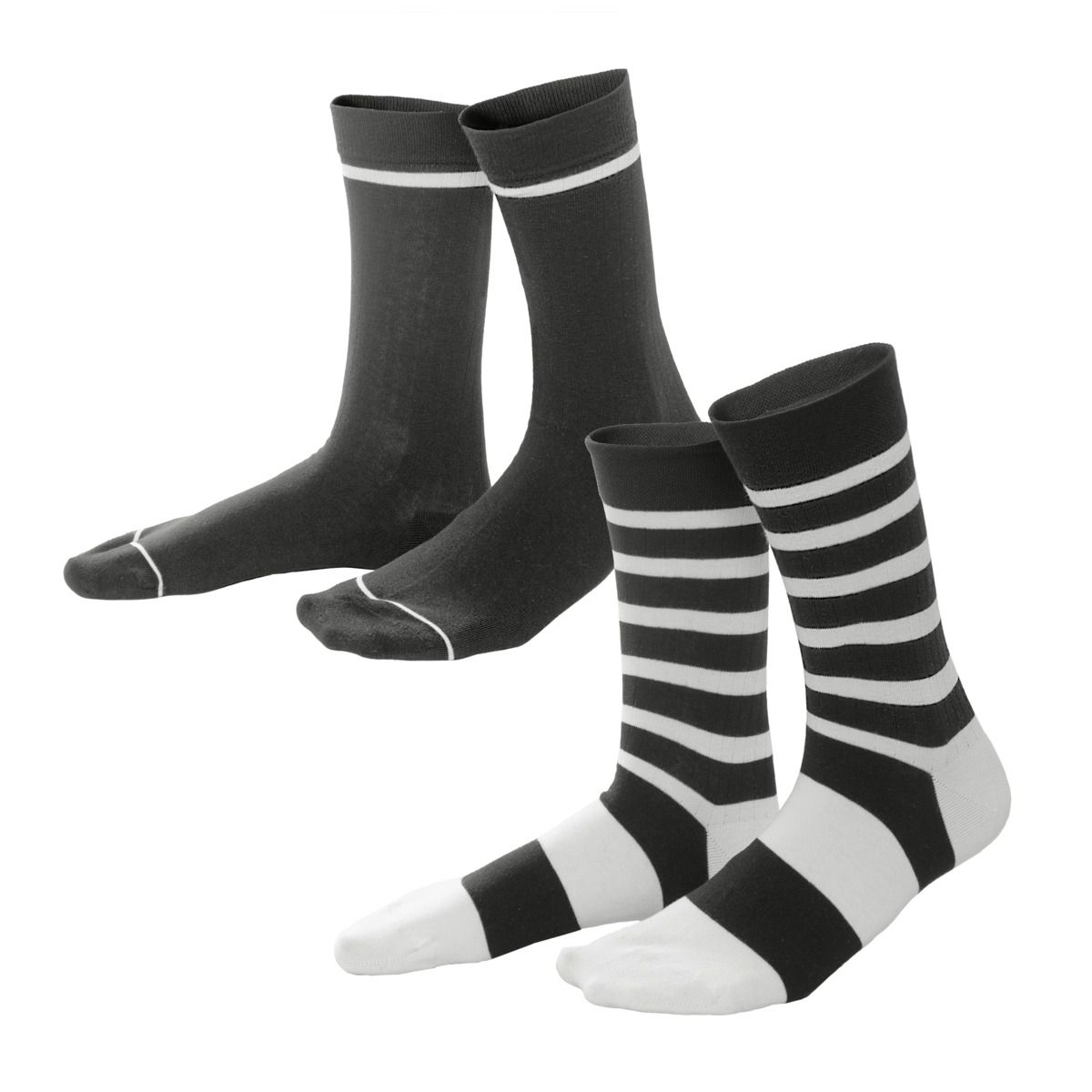 Unisex Gestreifte Socken aus Bio-Baumwolle